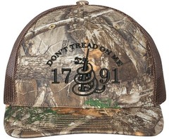 Don’t Tread On Me 2A Richardson Embroidered One Size Fits All Trucker Hats