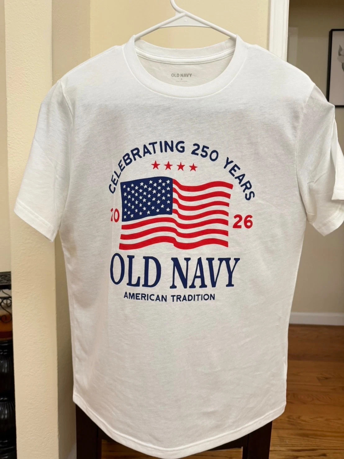2026 Men OLD NAVY Flag 4th of July T Shirt gallery