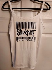 Slipknot Bar Code Shirt Tank top slipknot shirt numetal For Crop Top Add Note