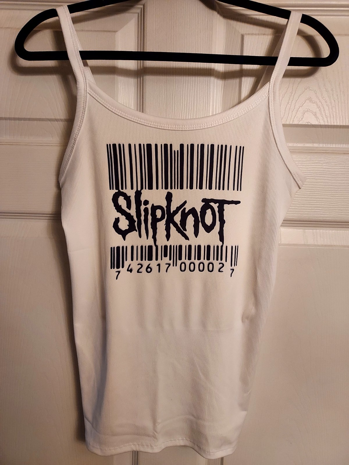 Slipknot Bar Code Shirt Tank top slipknot shirt numetal For Crop Top Add Note gallery