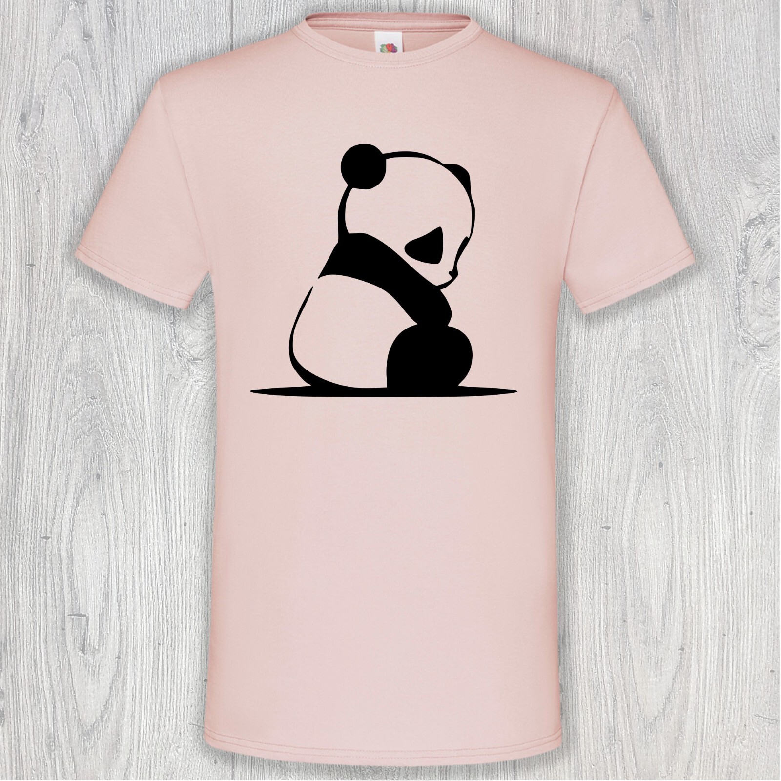 Cuddly Panda Cartoon Style Hand Printed T-Shirt Gift Size S - 3XL gallery
