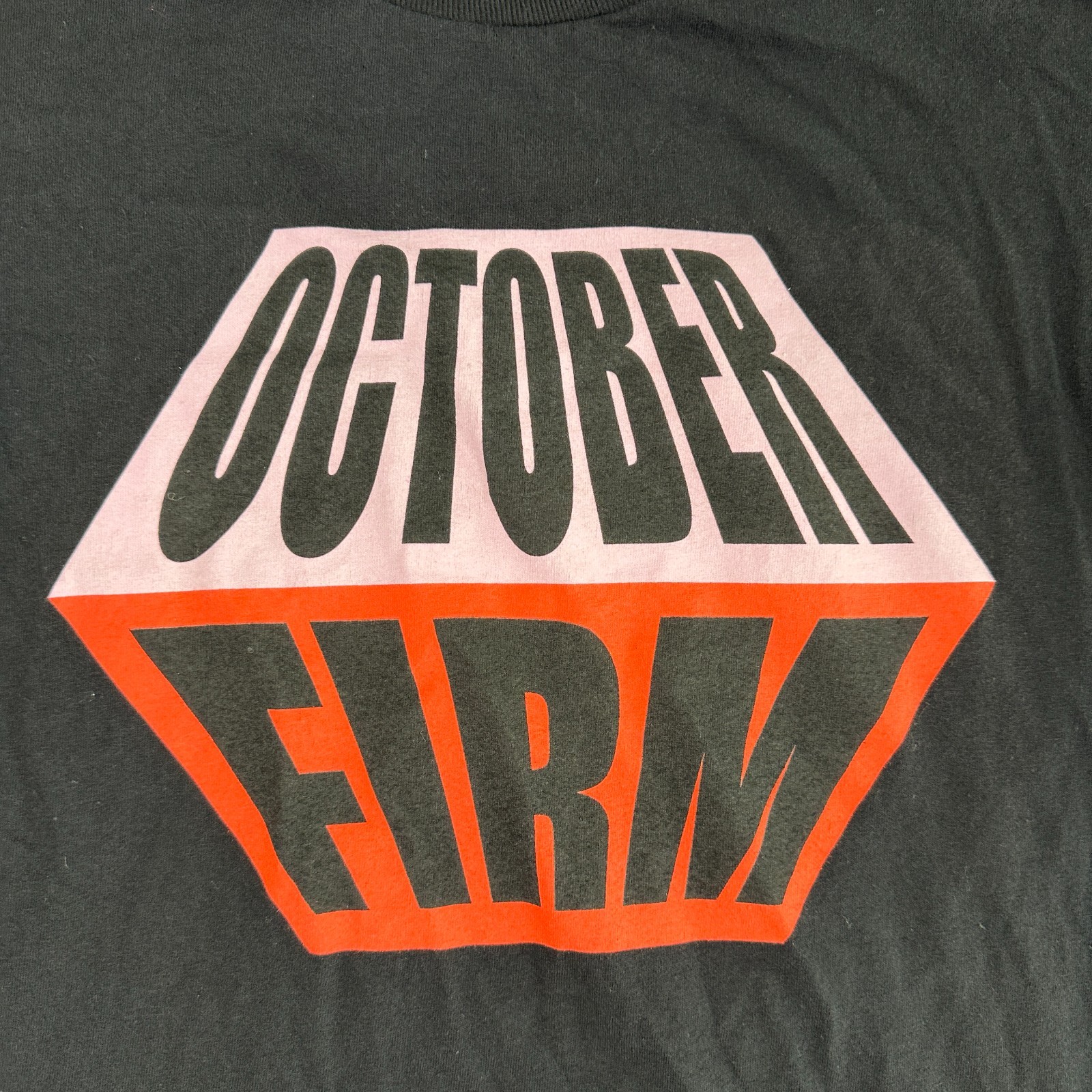 OVO Mens October Very Own Firm Rare Black T-Shirt Size S gallery