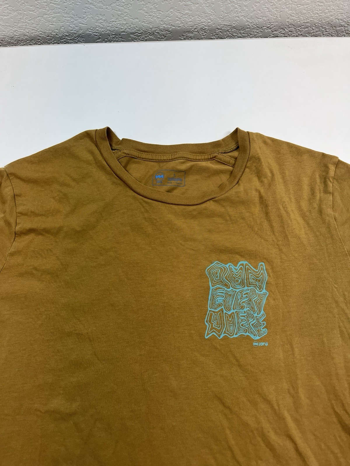 Orange Brown Janji Short Sleeve Run Every Where Running Tshirt Shirt Men's Large gallery
