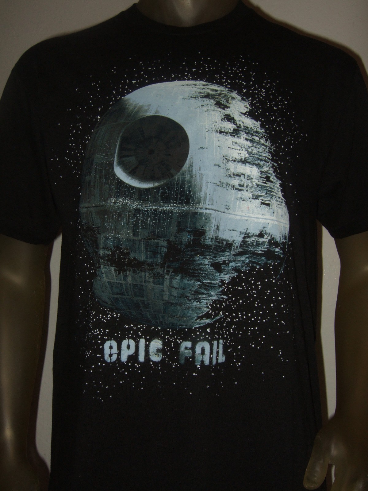 Men’s S-XXL The Death Star Wars Destroyed The Dark Side Epic Fail Shirt Disney