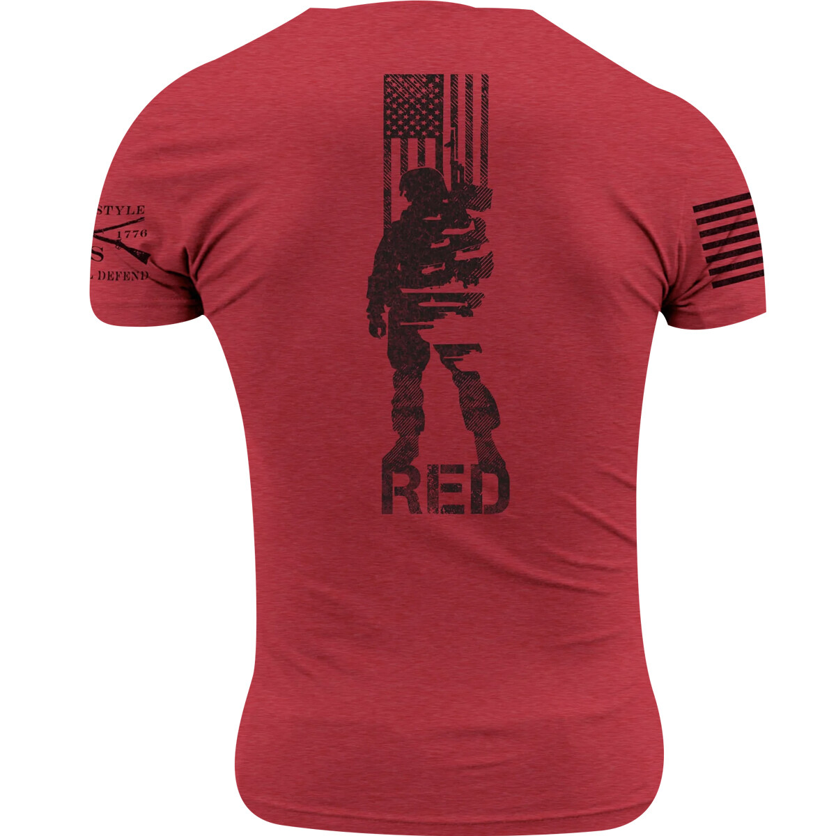 Grunt Style R.E.D. All Forces T-Shirt - Red gallery
