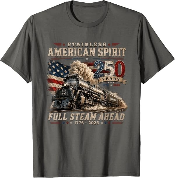 Big Boy 4014 Vintage 250 Steam Locomotive Railroad Train T-Shirt gallery
