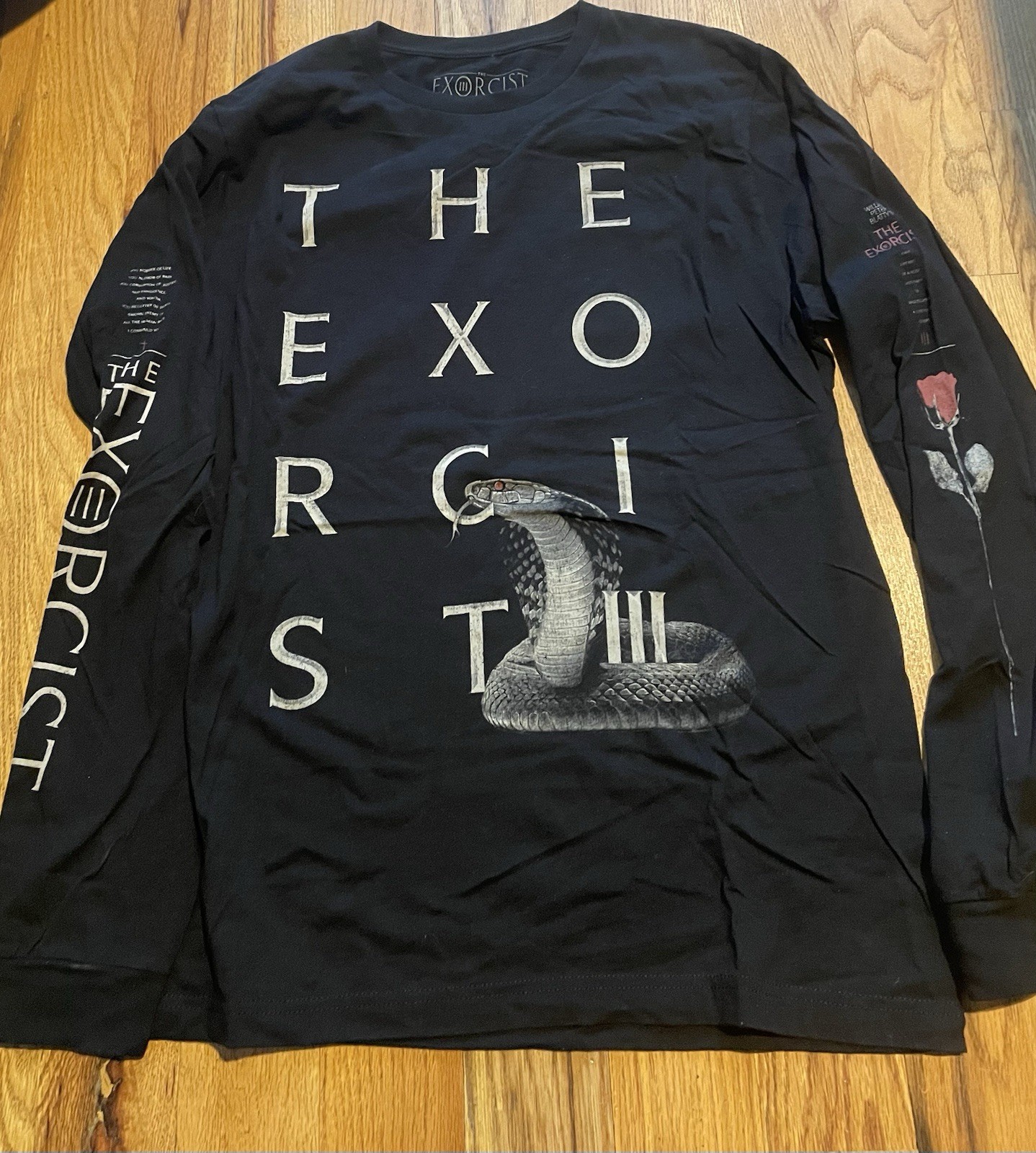 Fright Rags The Exorcist III Long Sleeve Shirt XL Rare Horror Movie