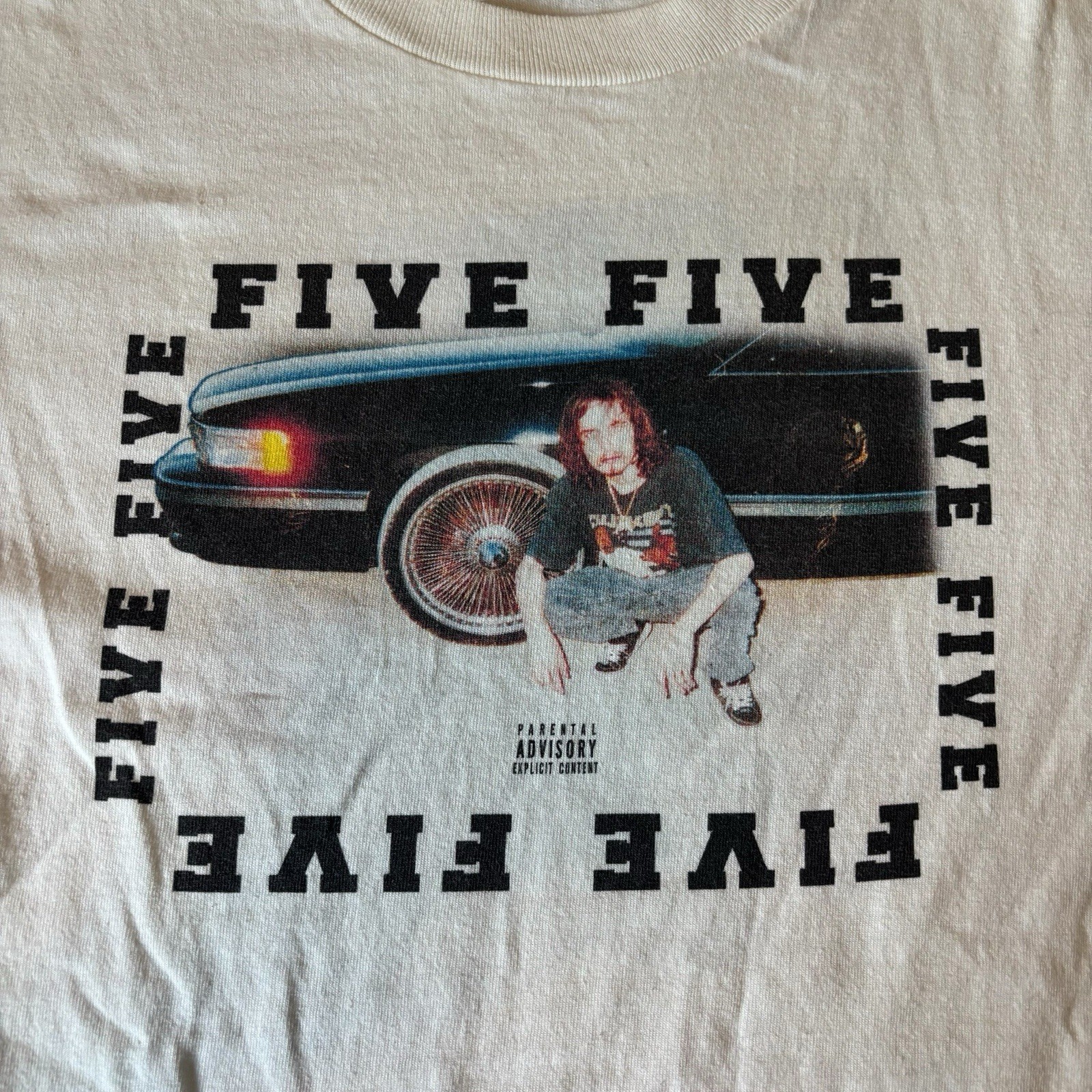 G59 Records x Pouya & Suicideboys Tour Date Tee White Adult Medium Merch gallery