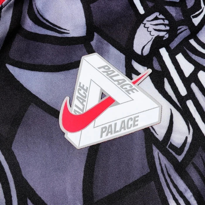 Palace x Nike England Dri-FIT Football Jersey Pewter Grey/Bright Crimson - XS gallery