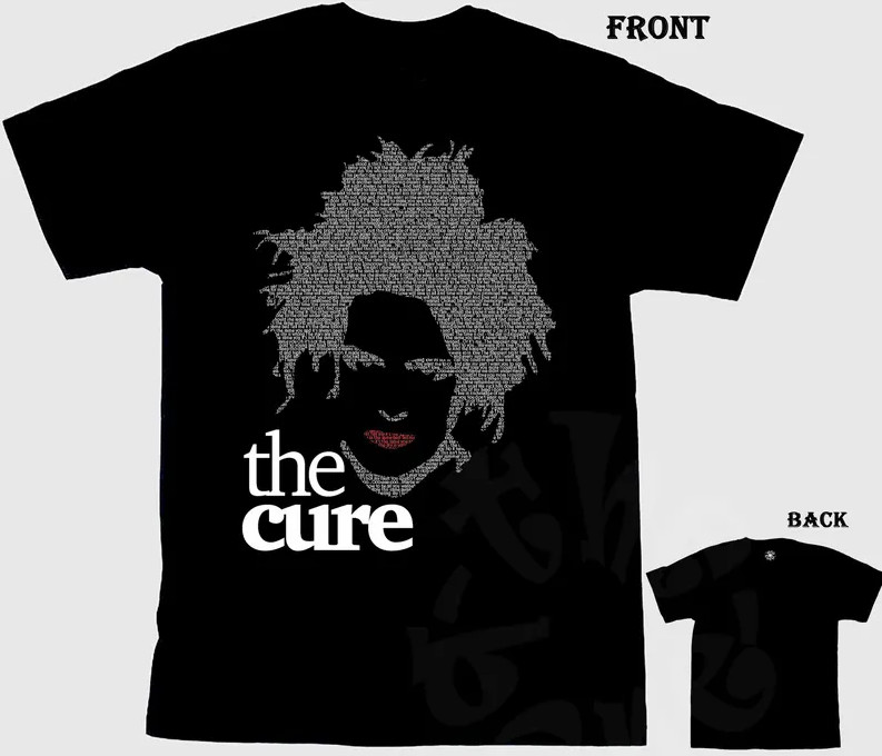 The Cure Artwork Shirt – Unisex Print Tee – S,M,L,XL,2XL-5XL