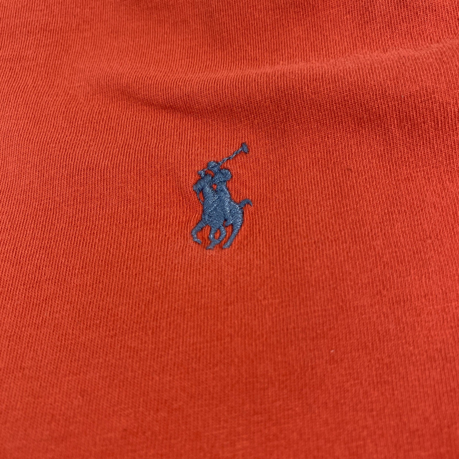 Polo Ralph Lauren Shirt Mens XL Burnt Orange Cotton Long Sleeves Hooded Pullover gallery