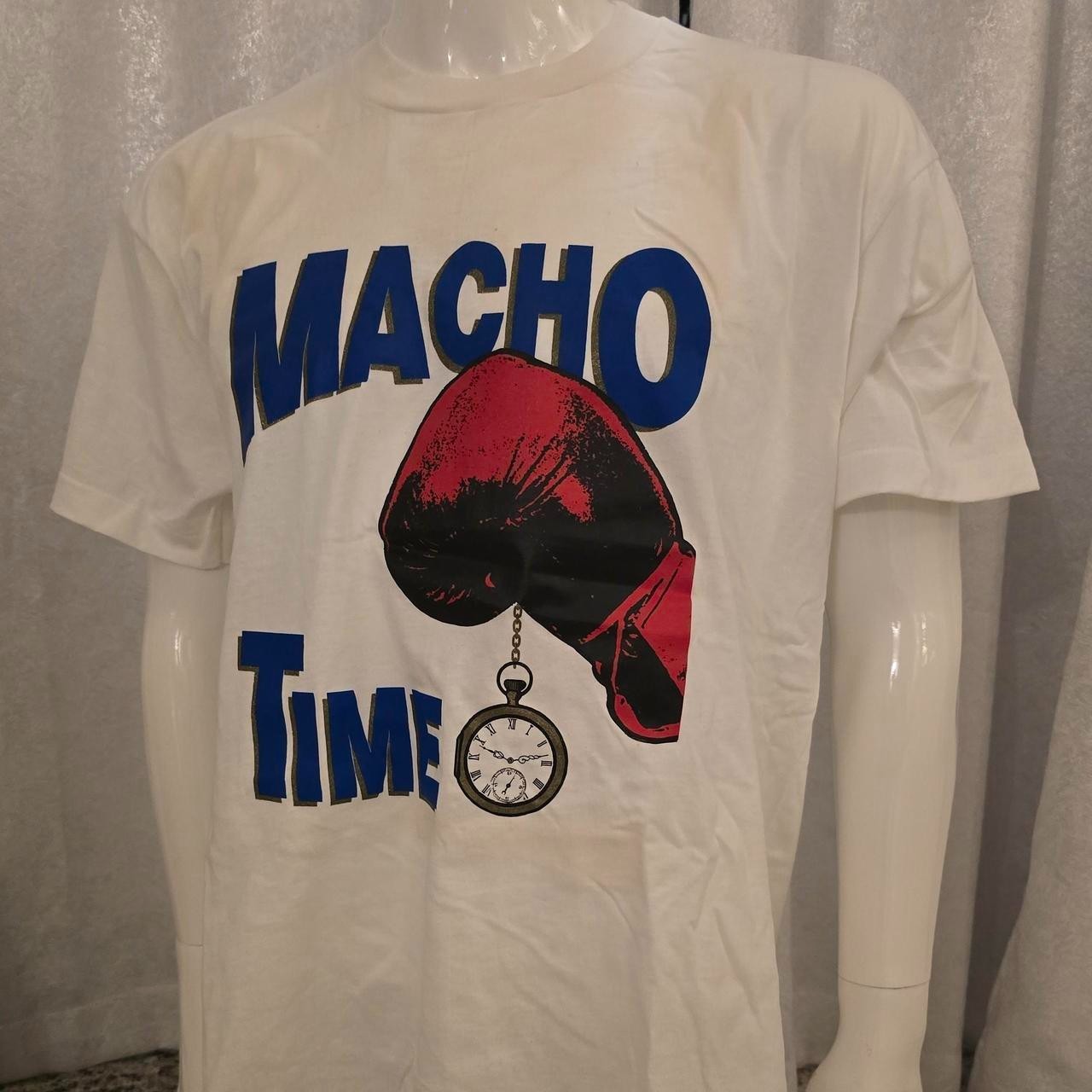 Macho Time Camacho 90s T-Shirt Photo Signed Deadstock Vintage Single Stitch XL gallery