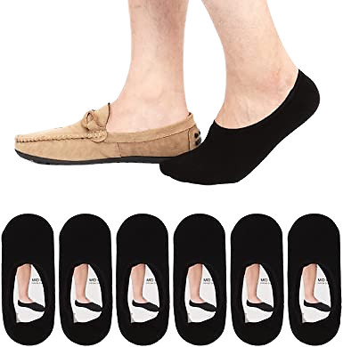 6-12 Pack Men’s Quality No-Show Liner Low Cut Invisible Loafer Peds Socks 10-13