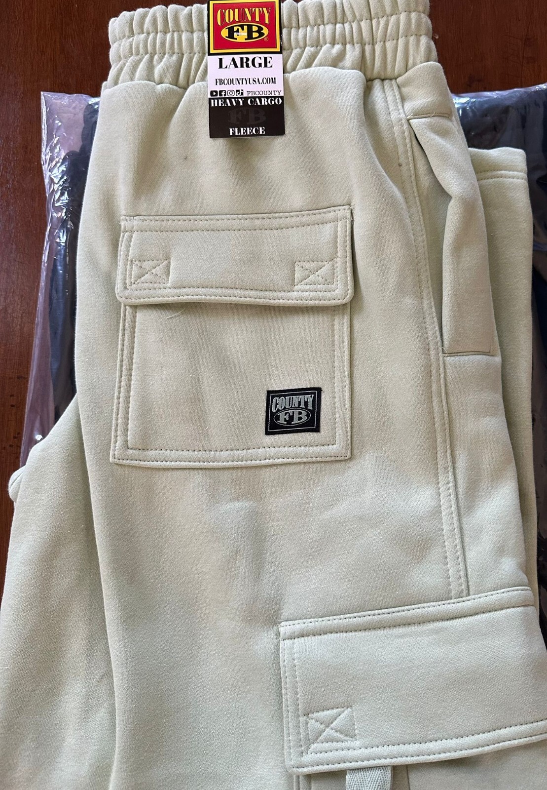 FB County Baggy Heavyweight Cargo Pink Sweatpants Pant Pants Fleece gallery