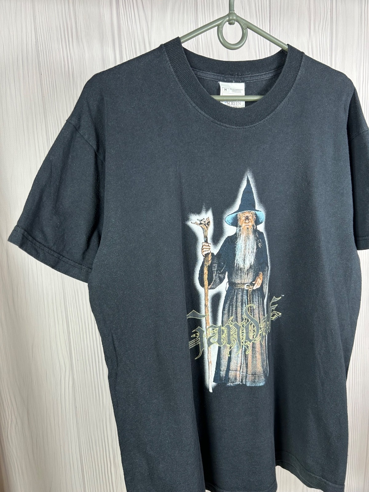 Vintage The Lord Of The Rings Gandalf Wizard T-shirt Size M gallery
