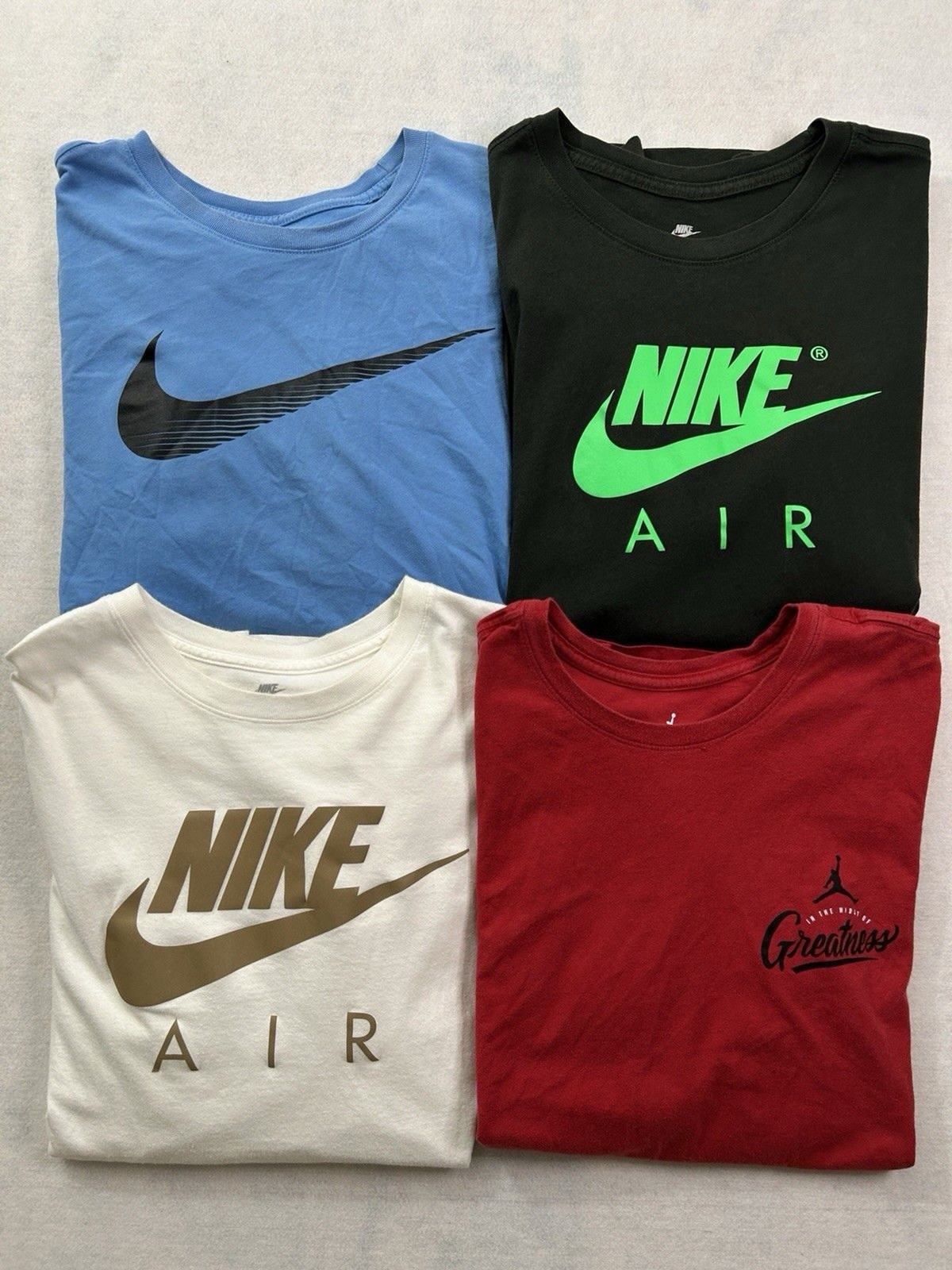 Nike Jordan Mens T Shirt Lot 4 Pack Michael Jordan 23 Fear Of Heights Graphic L gallery