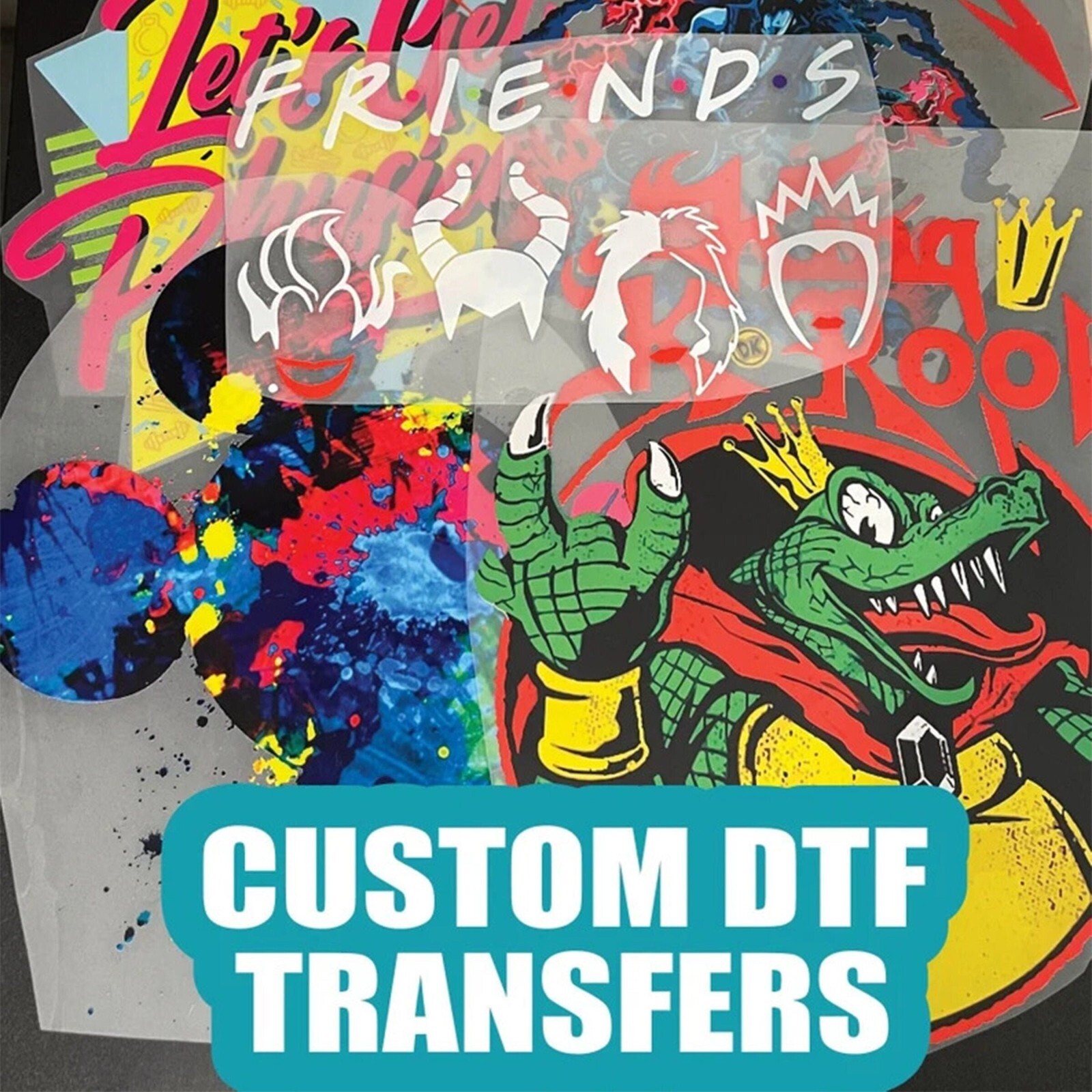 Customised A5 Iron On Ready to Apply DIY Heat Transfers for Bulk DTF Wholesale gallery