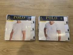 Polo Ralph Lauren Men’s Classic Fit Moisture Wicking T-Shirt Tee White 3-Pack