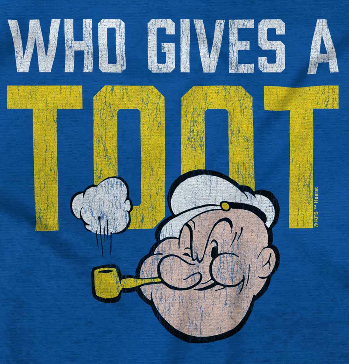 Vintage Cartoon Popeye Attitude Character Womens or Mens Crewneck T Shirt Tee gallery