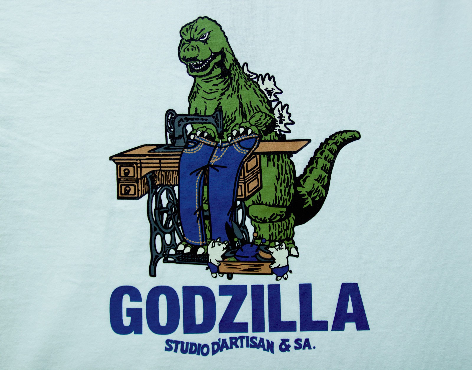 Studio D'Artisan GZ-015 Godzilla Collaboration T-Shirt XL NWT White Japan gallery
