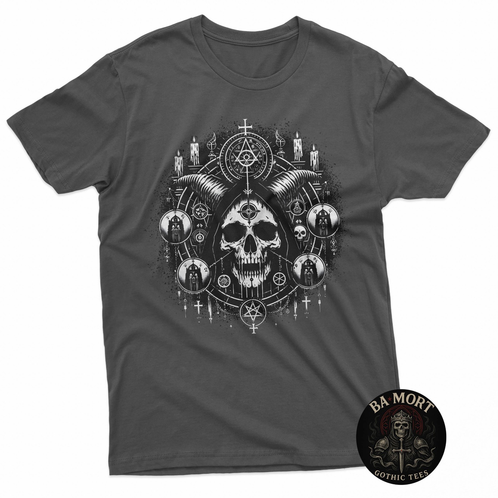 Satan Gothic Aesthetic Occult Unholy Grunge Emo Punk Satanic T-Shirt gallery