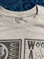 Marvel Black Panther “Wakanda” Graphic Print Gray T-Shirt Adult XL extra large