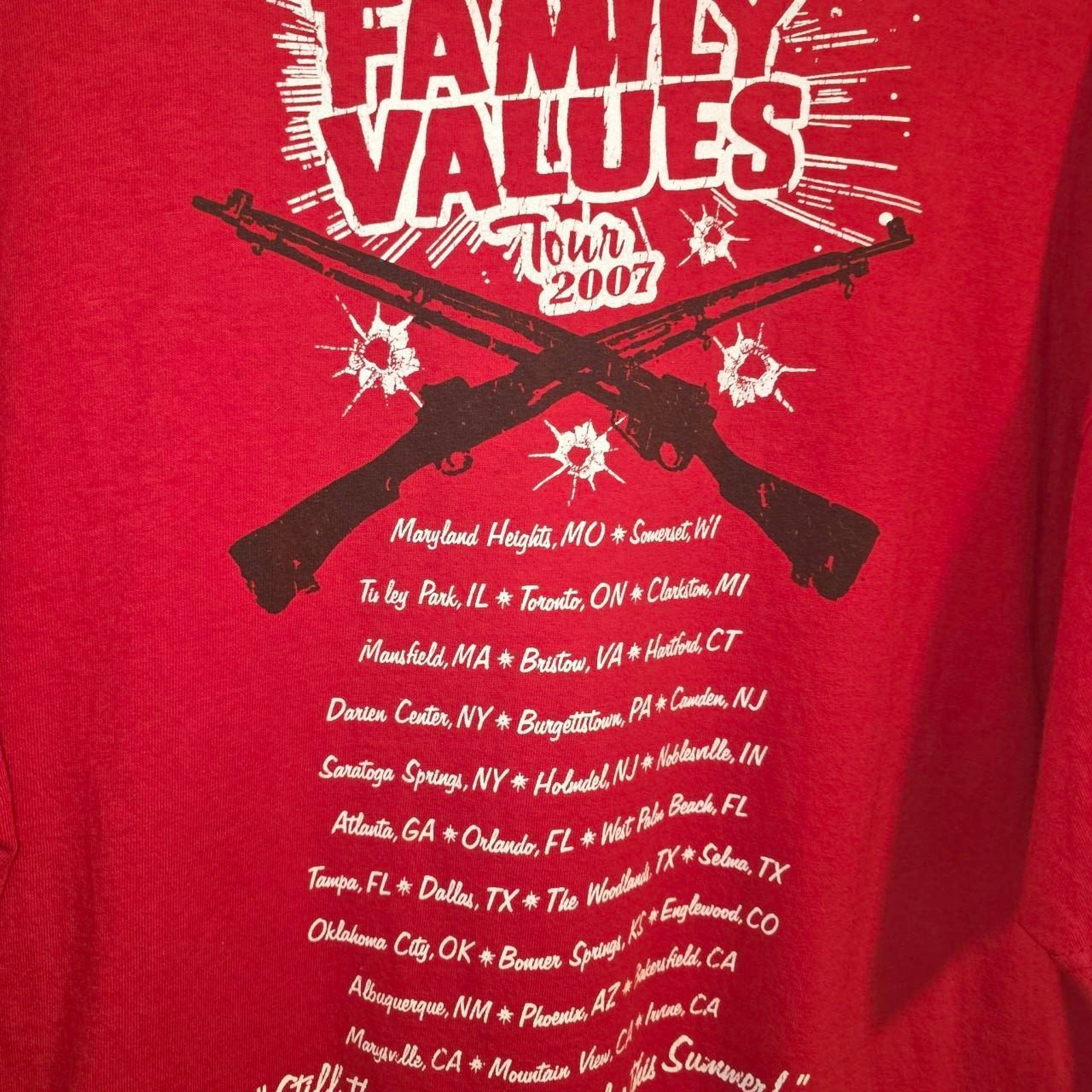 The Family Values Tour 2007 Band Tee gallery