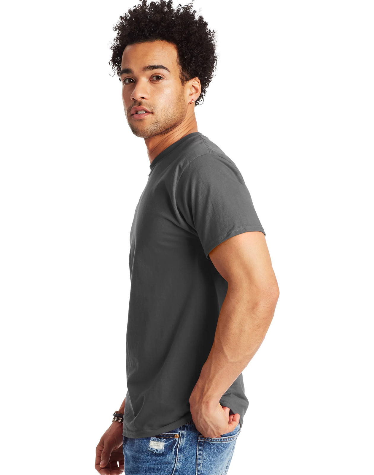 Hanes Beefy-T Unisex Heavyweight Cotton T-Shirt (Big & Tall Sizes Available) gallery