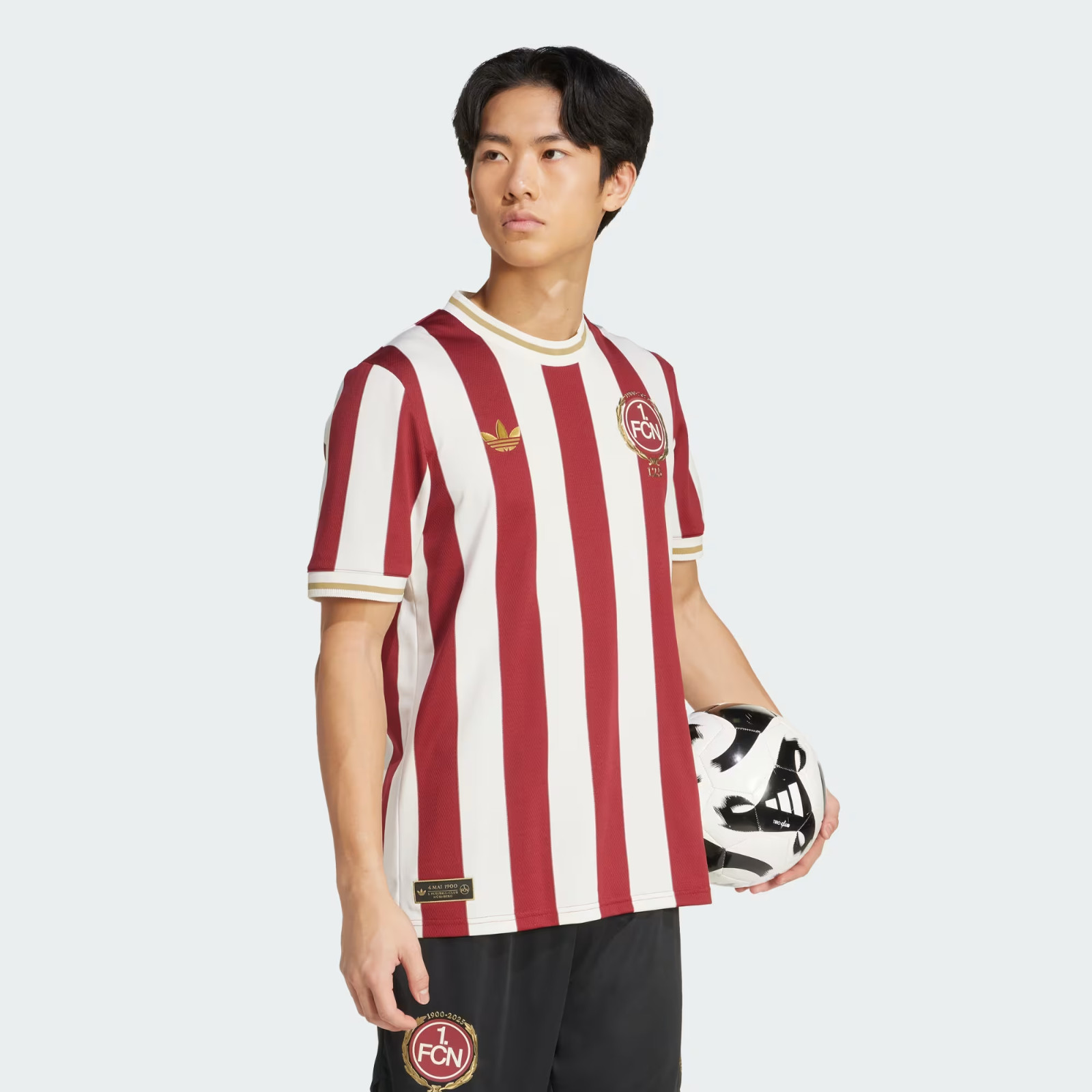 adidas 1. FC Nurnberg Anniversary JG6350 Noble Maroon/Chalk White Unisex Jersey gallery