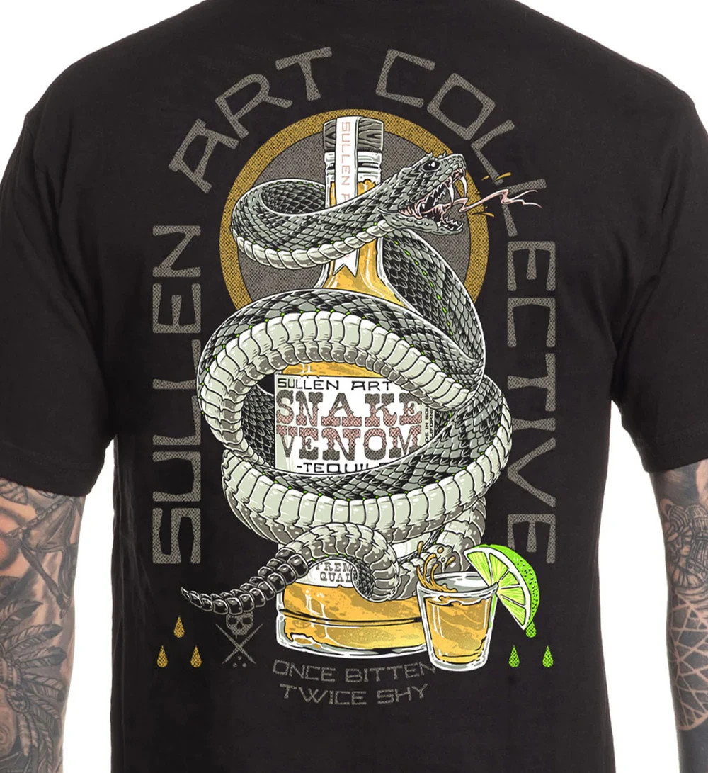 Sullen Art Collective True Artist Pin Up Tattoo Men's Standard Tee SNAKE VENOM gallery