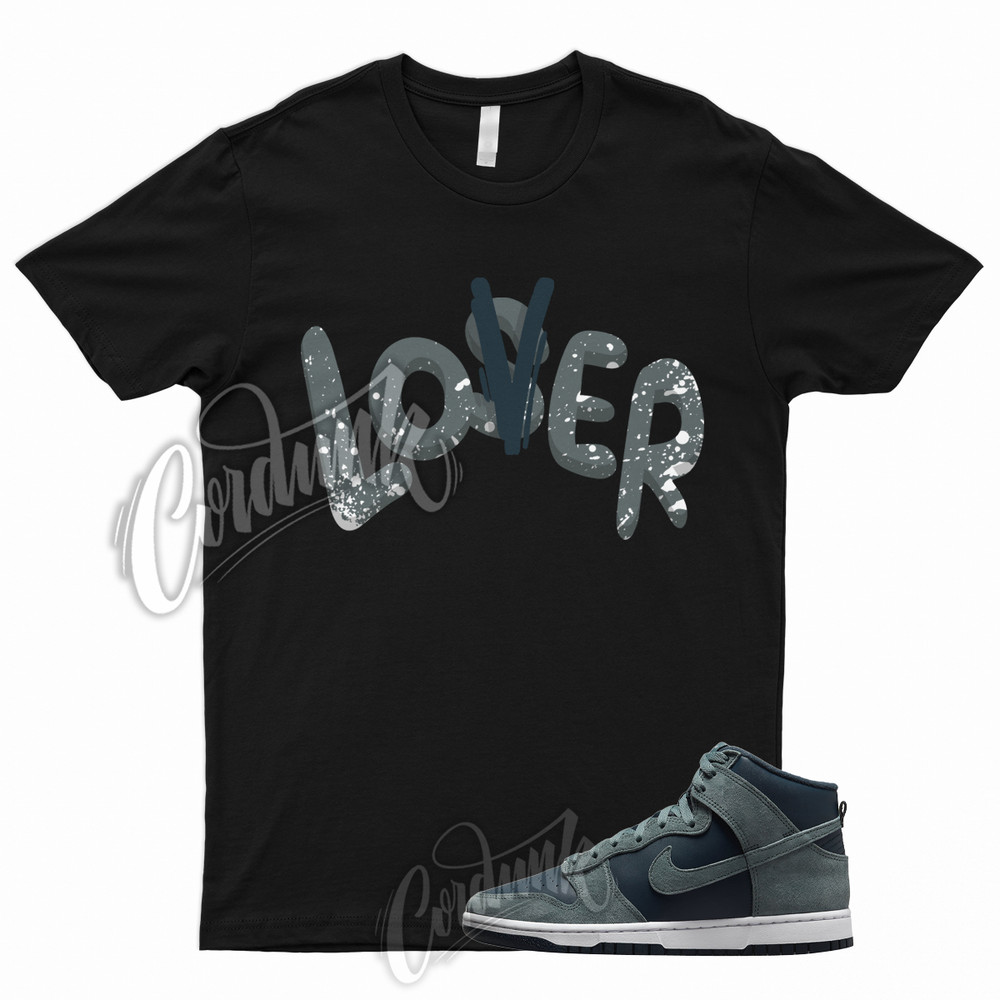 LO T Shirt for Dunk High Teal Suede Dark Green Premium Armory Navy Low Mid 1