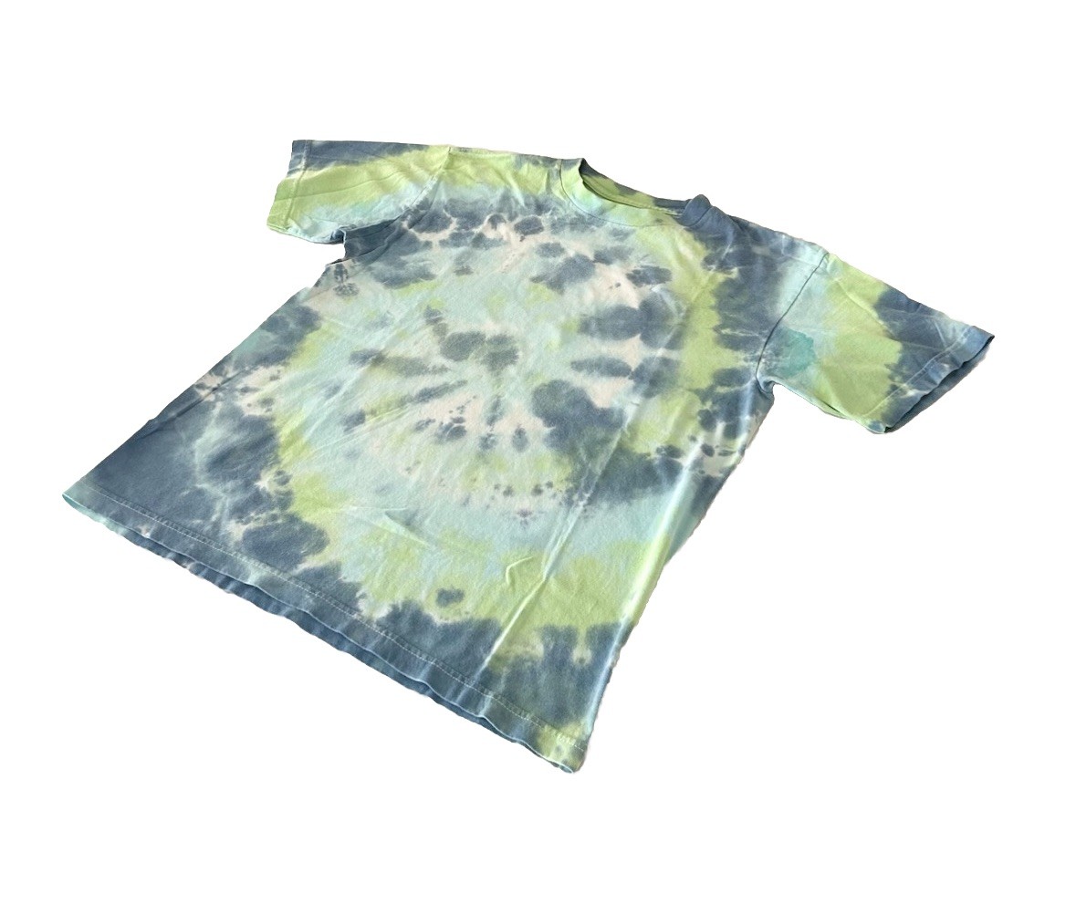 Green Blue TIE DYE T-Shirt M gallery