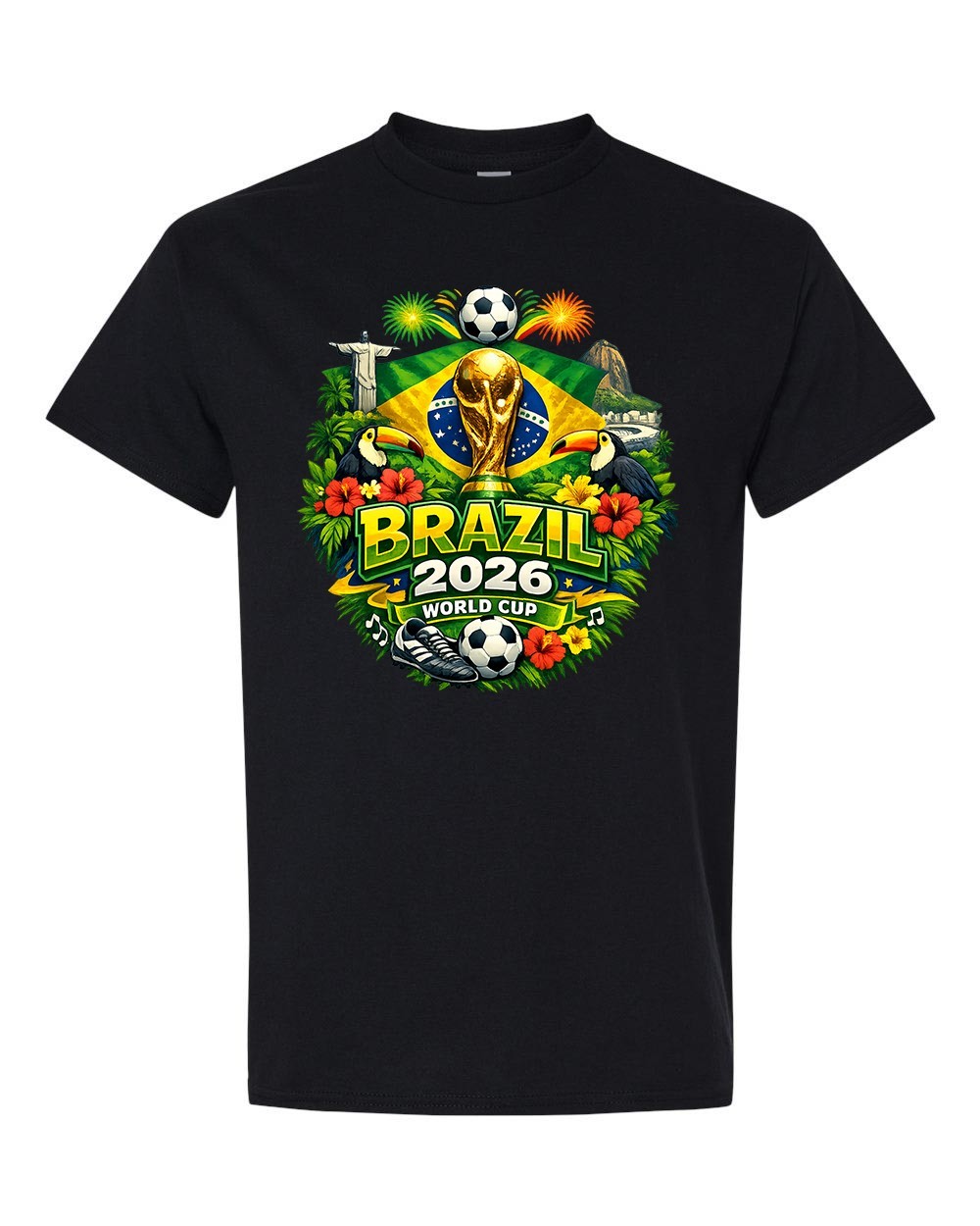 Brazil Soccer 2026 World Cup Style Unisex T-Shirt German Fan Shirt Football gallery