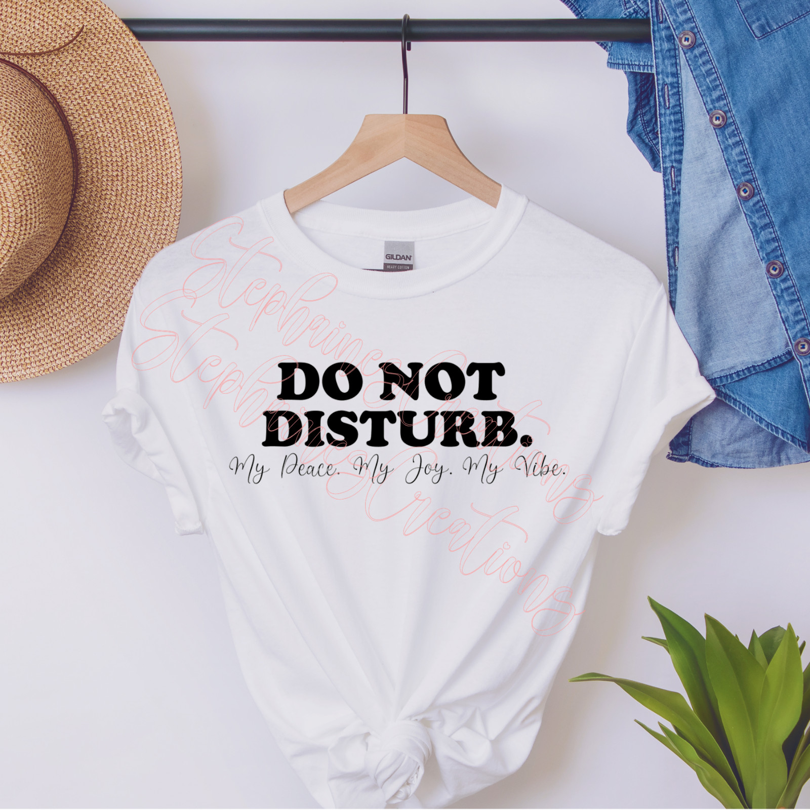 Do Not Disturb My Peace, My Joy, My Vibe T-Shirt Glitter Available! gallery