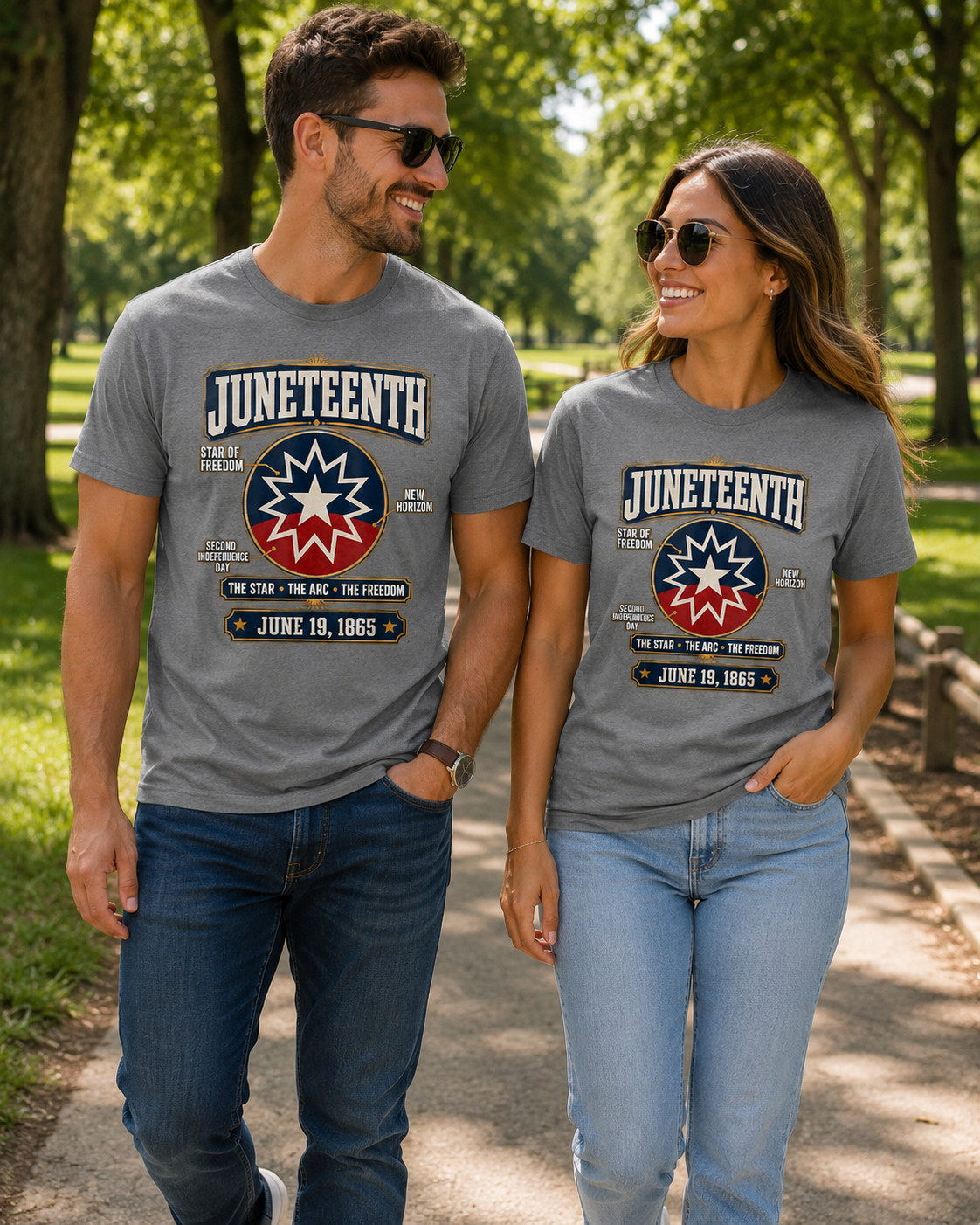 Juneteenth Flag Red White Blue Meaning Black History Freedom T-Shirt gallery