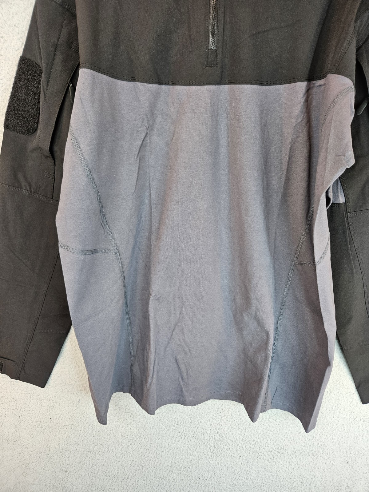 TacVasen Mens Tactical 2XL Shirt Black-Gray Cotton Body Nylon Sleeve Outdoors gallery