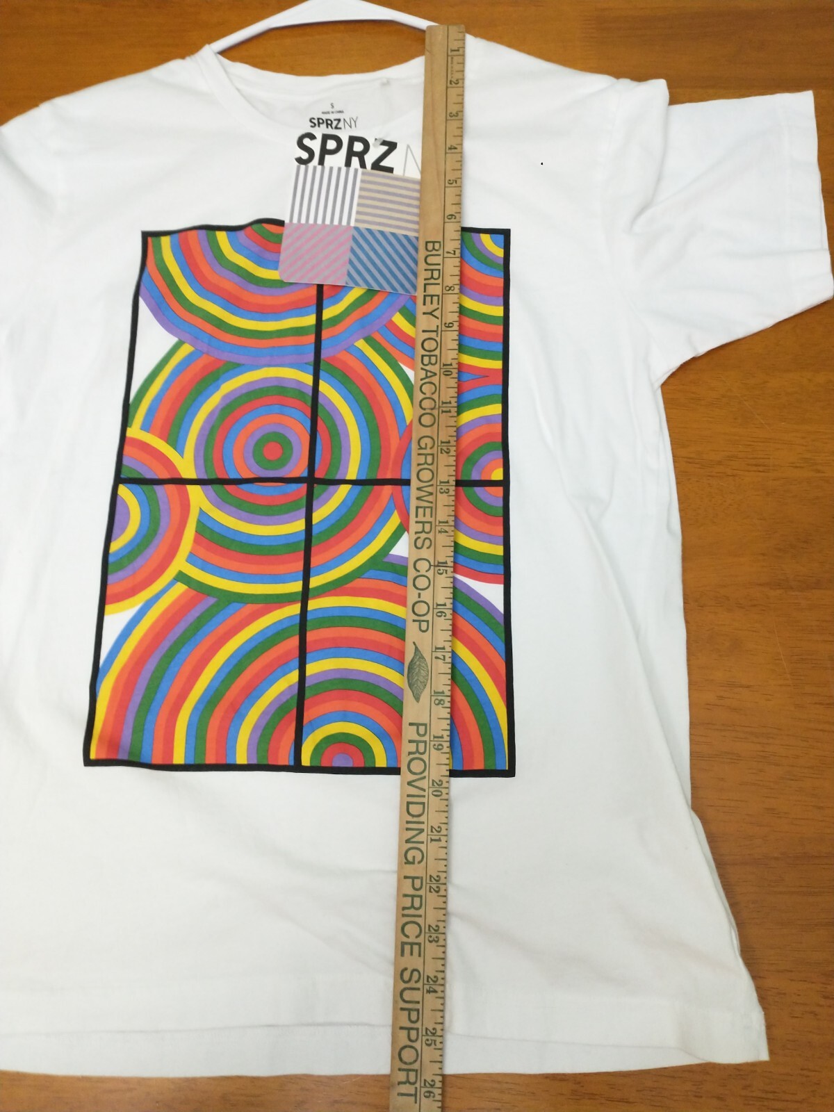 Uniqlo SPRZ NY Sol LeWitt T-Shirt Mens Small White Modern Art Geometric 2015 gallery