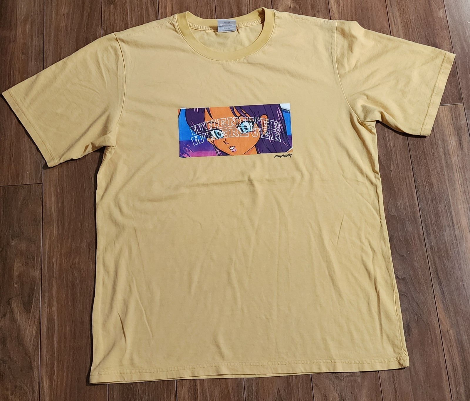 Asrabbit Apparel T-Shirt Men's Sz XL Whenever Wherever Anime Mizucat Tee gallery