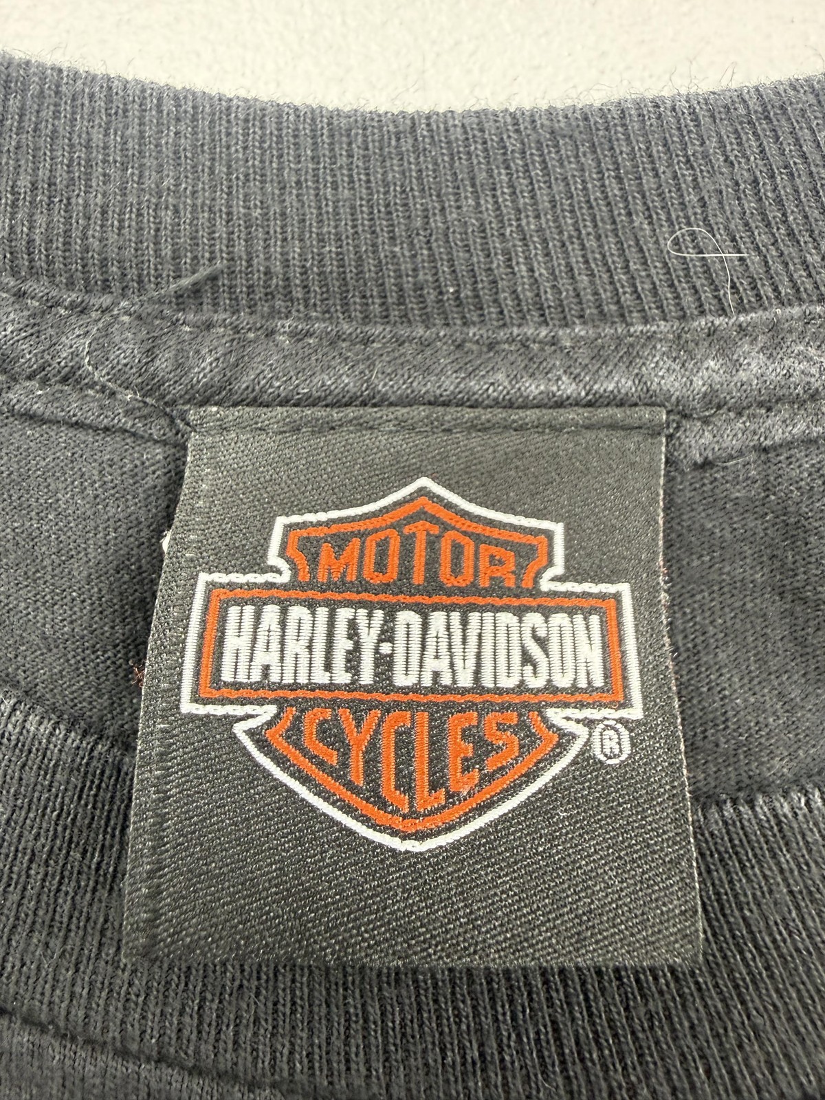 Harley-Davidson Shirt Mens Large Black Long Sleeve Smoky Mountain Graphic Tee gallery
