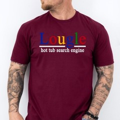 LOUGLE, Hot Tub Time Machine themed Ring Spun Cotton T-Shirt