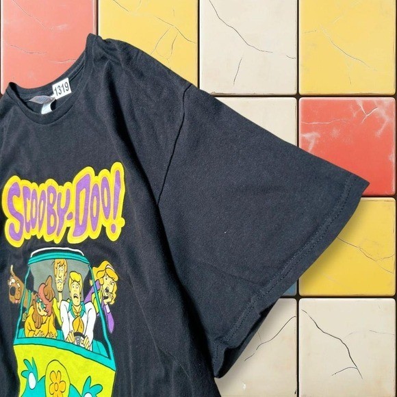 VTG Y2K 2000S Scooby-Doo Cartoon Network T Shirt Mystery Machine Black Men XL gallery