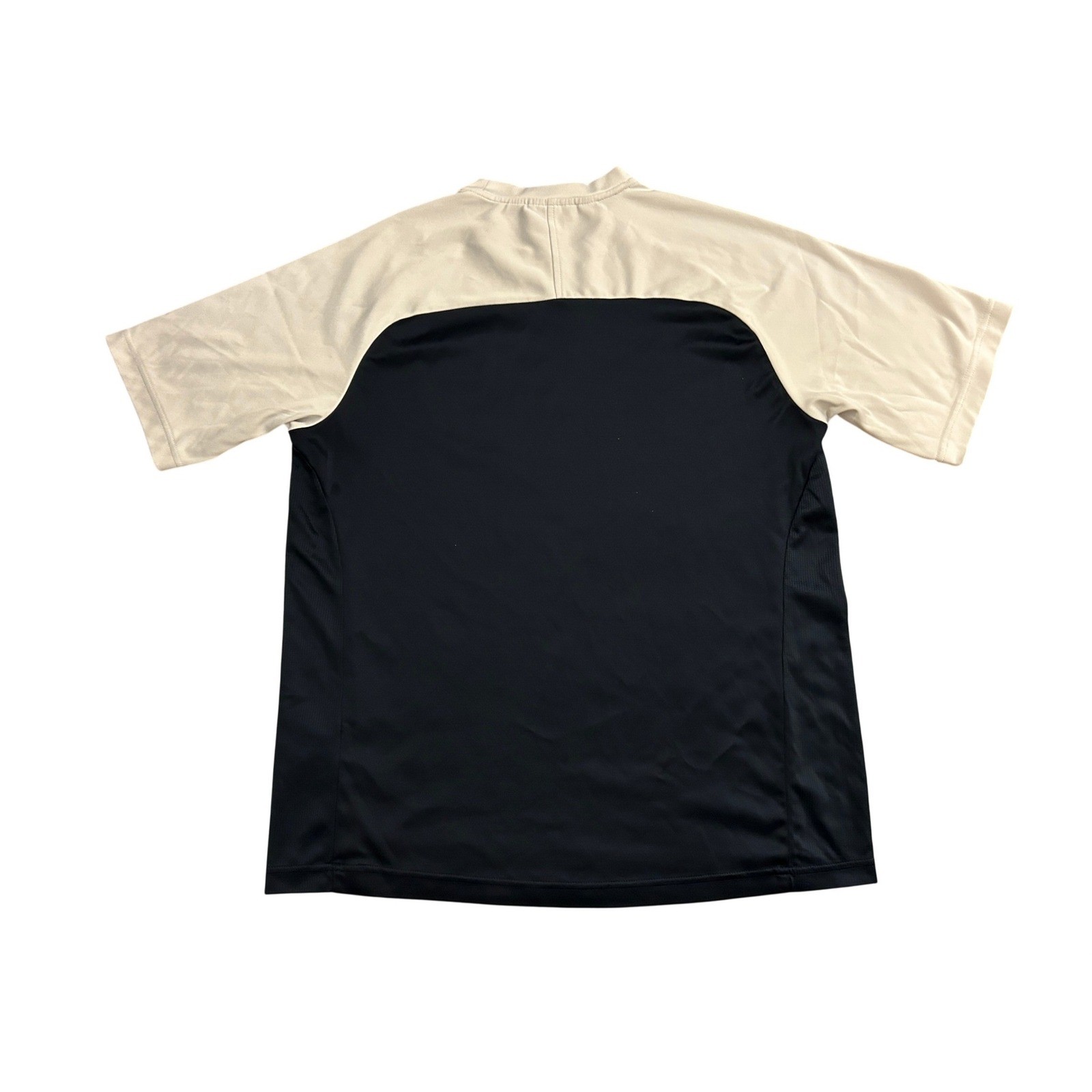 Fila Performance T-Shirt Mens Large Navy White Excellent Striped Athletic Top gallery