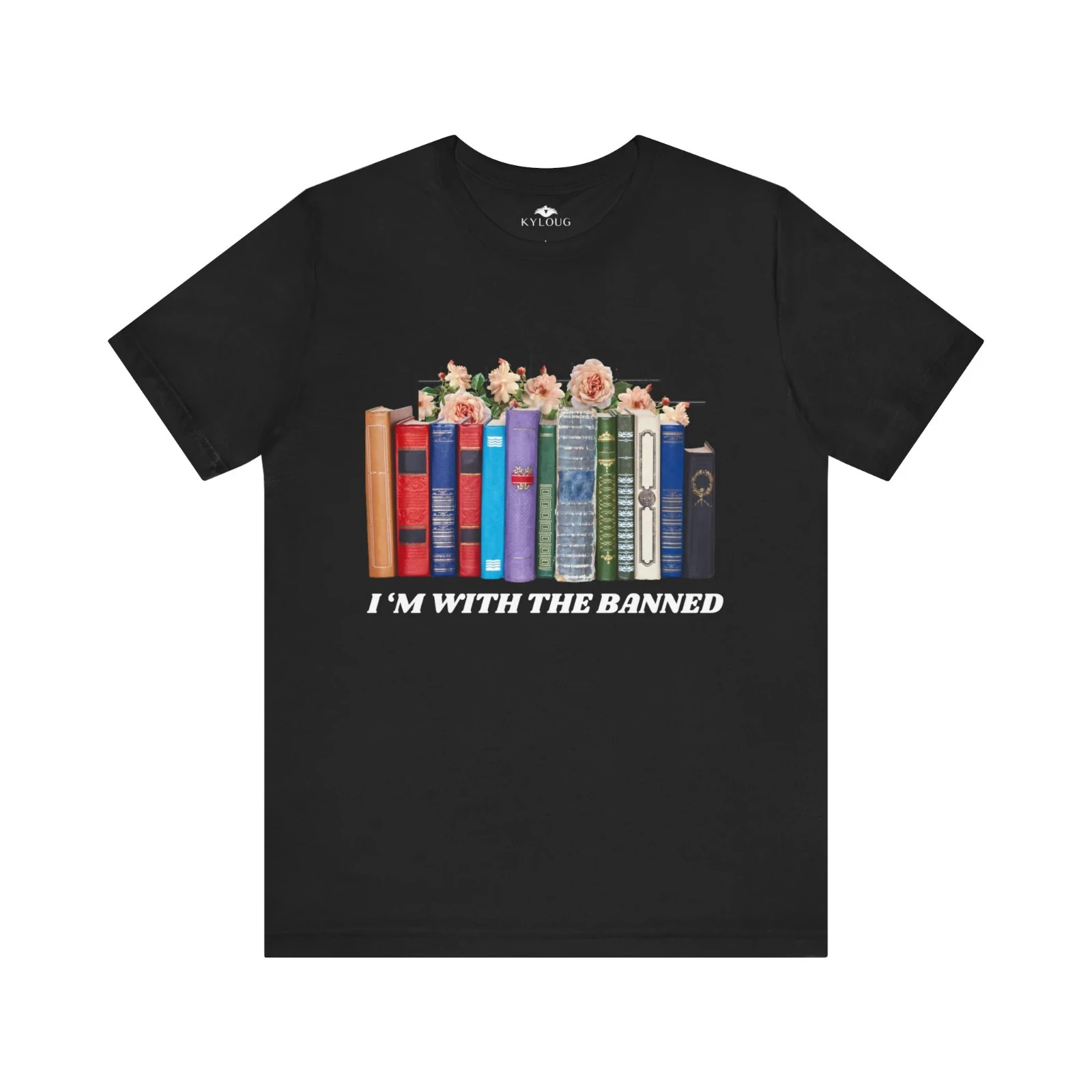 Books lover printed round neck short sleeve T-Shirt Unisex gallery