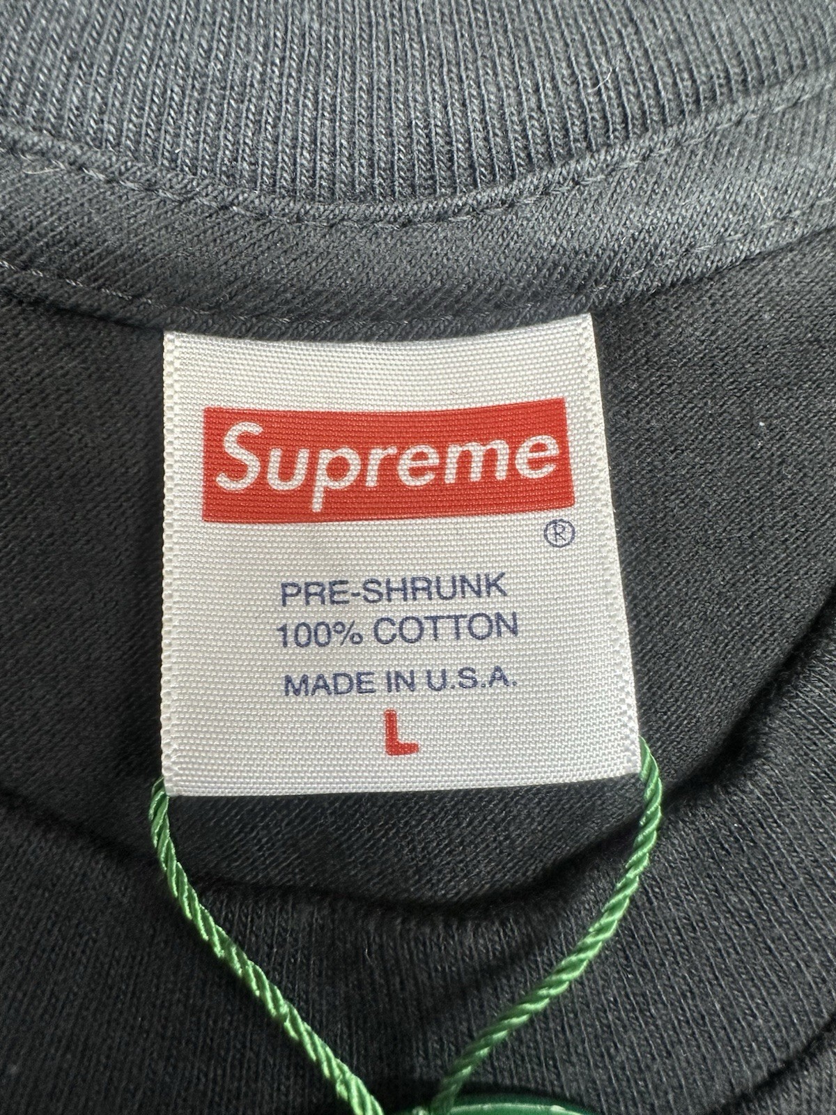 Supreme We're Back Black Tee FW19 Size Large - New - 100% Authentic gallery