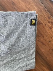 CAT Caterpillar Men Trademark Short Sleeve Medium T-Shirt Gray Free Shipping