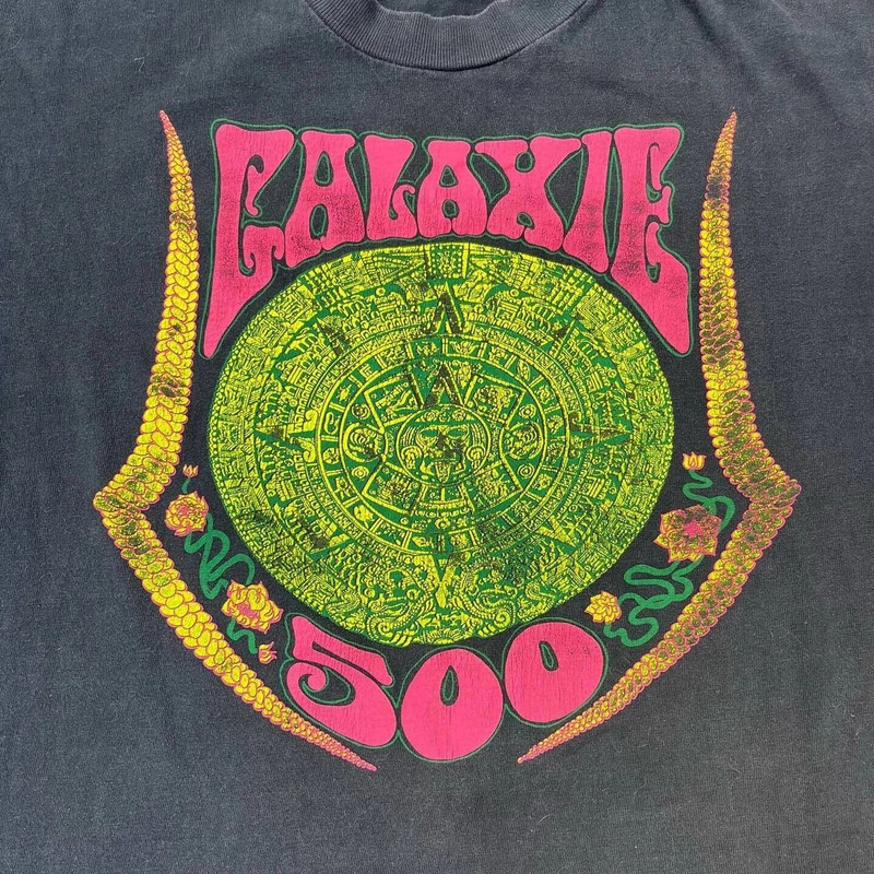 VTG Galaxie 500 band Remake black T-Shirt Full Size Cotton AN282