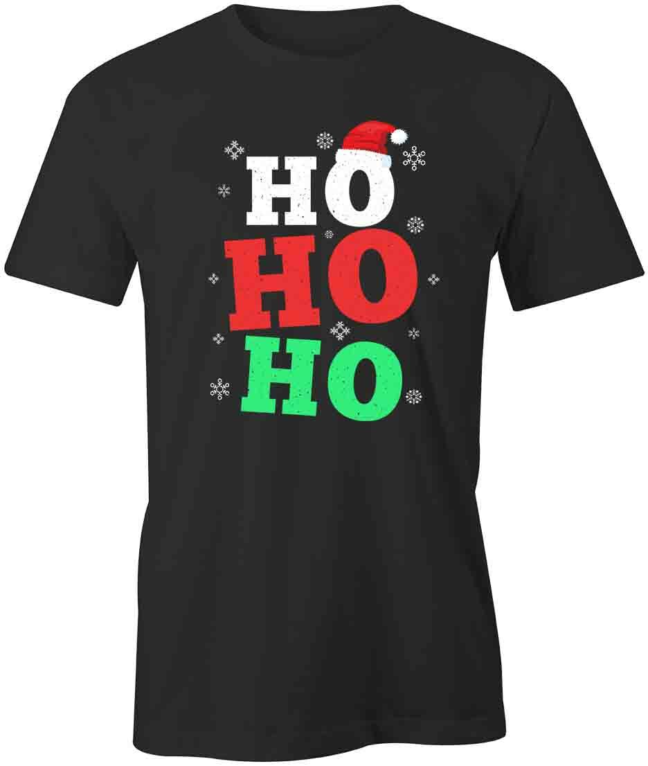 HO HO HO TShirt Tee Short-Sleeved Cotton CLOTHING HOLIDAY S1BCA181 gallery