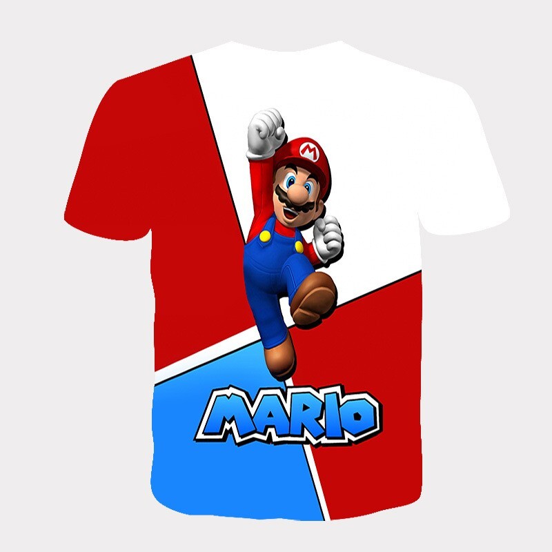 Video Game Super Mario T-Shirt Double-Sided Adult Men's Size Large Medium Small gallery