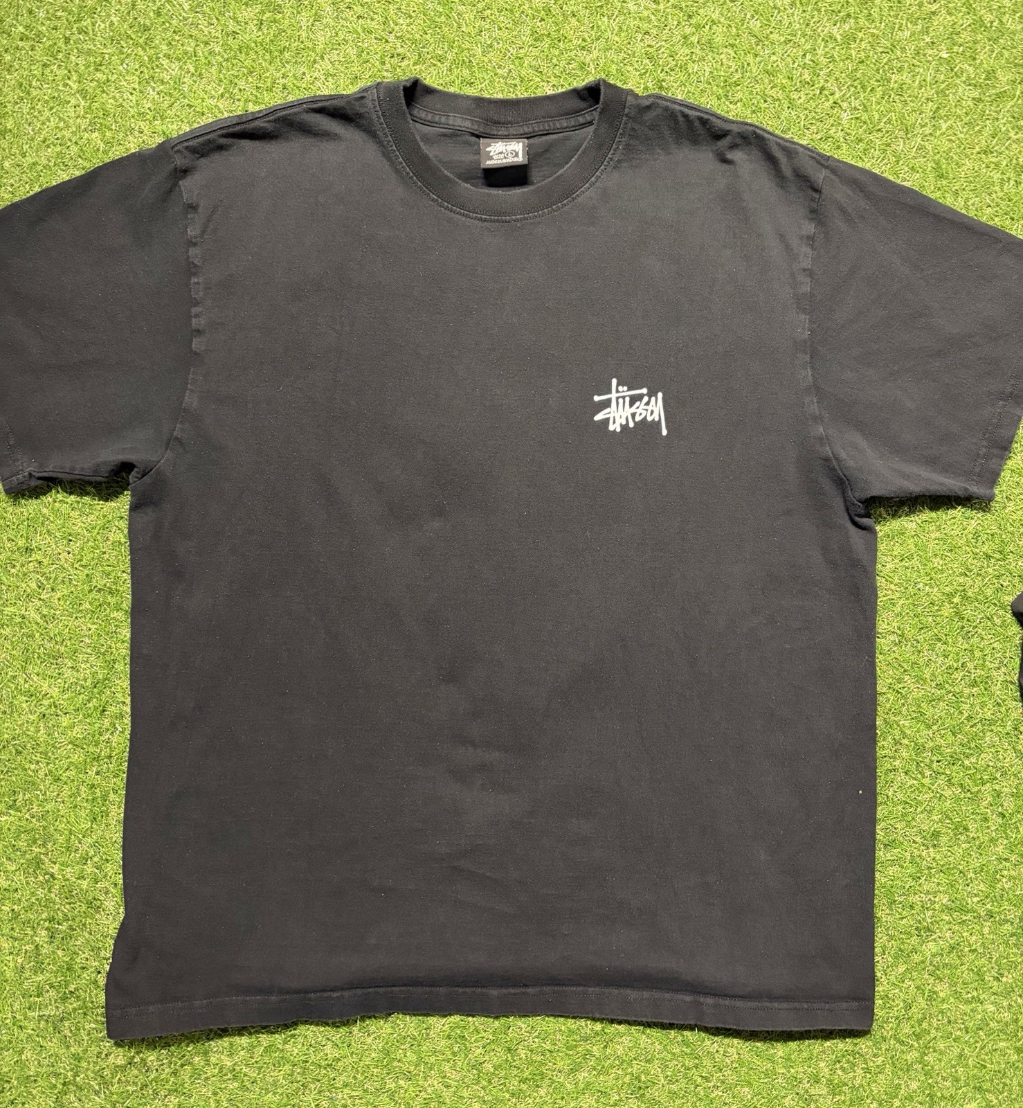 Authentic Stussy Shirt Melting Dice Tshirt Size Large Double Sided Streetwear gallery
