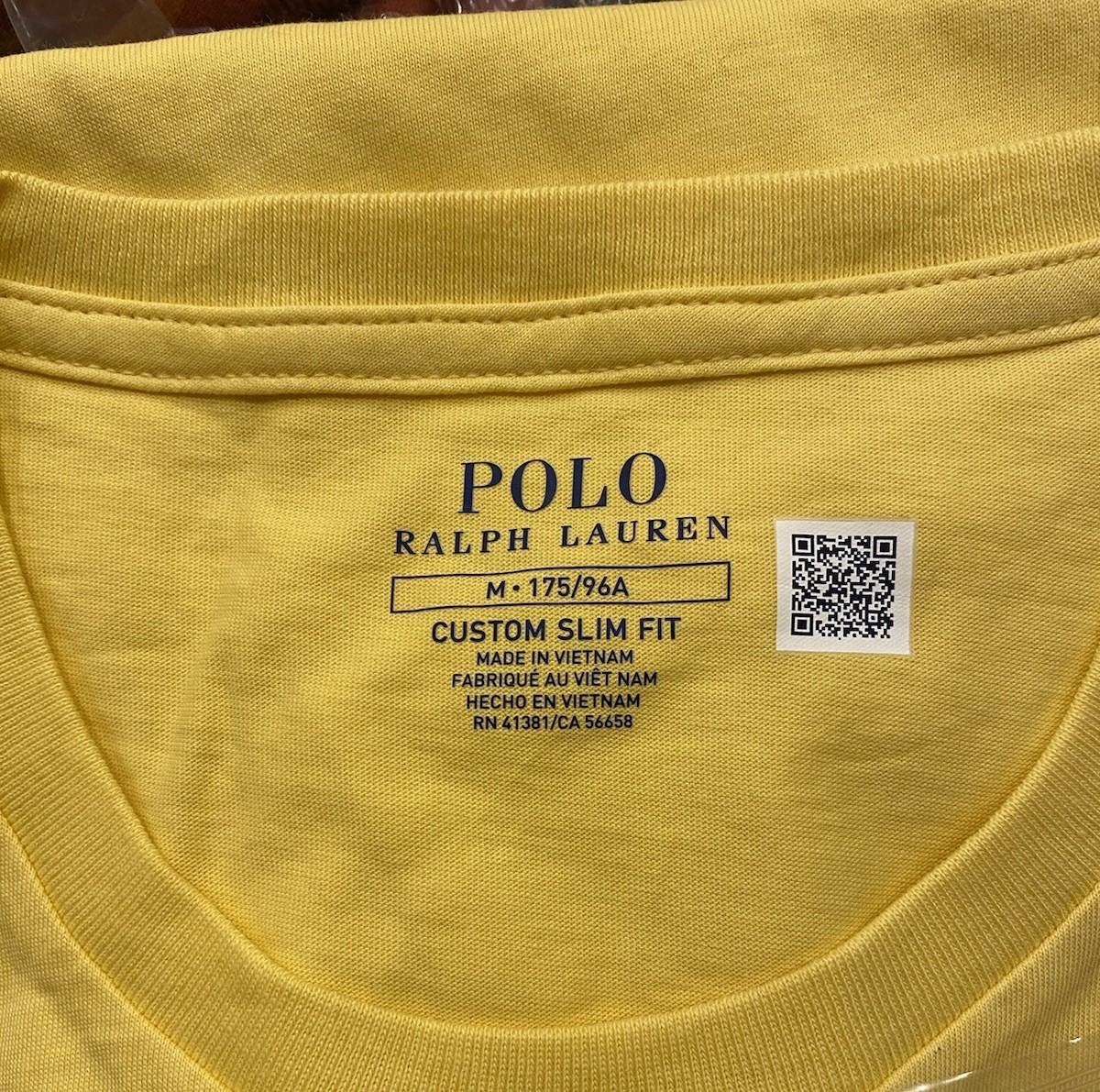 Polo Ralph Lauren T Shirt Custom Slim Fit Short Sleeve Yellow Men’s Size Medium gallery